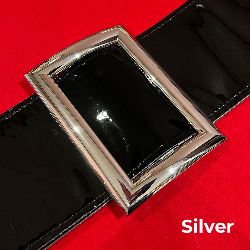 Classic 4 1/4" Belt Buckle & Button Set